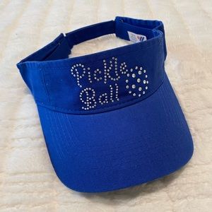 Pickleball Visor with Crystals Royal 💙✨